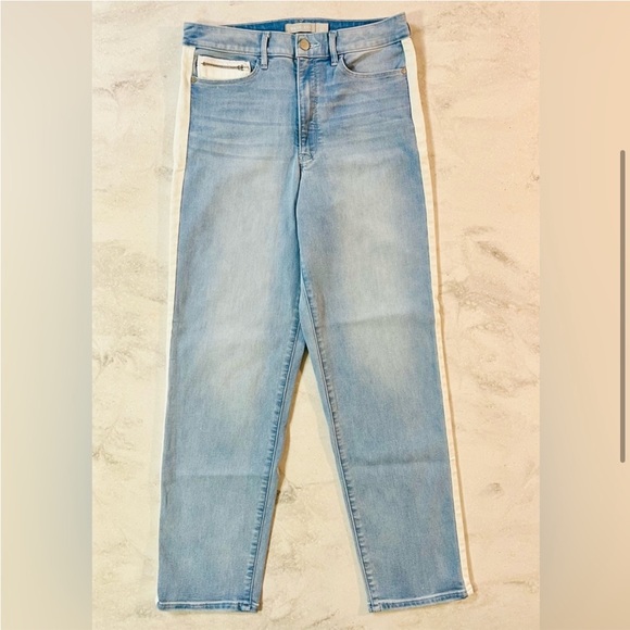 Athleta Sculptek straight leg racing stripe pant - Picture 3 of 8